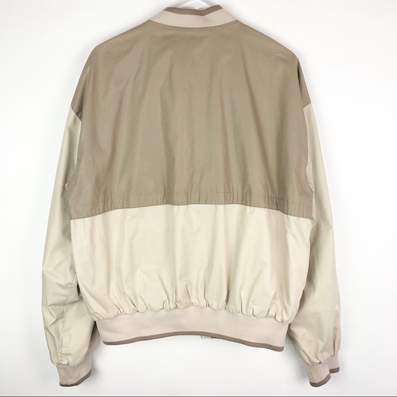 Vintage Members Only Tan Khaki Bomber Jacket - Picture 3 of 10